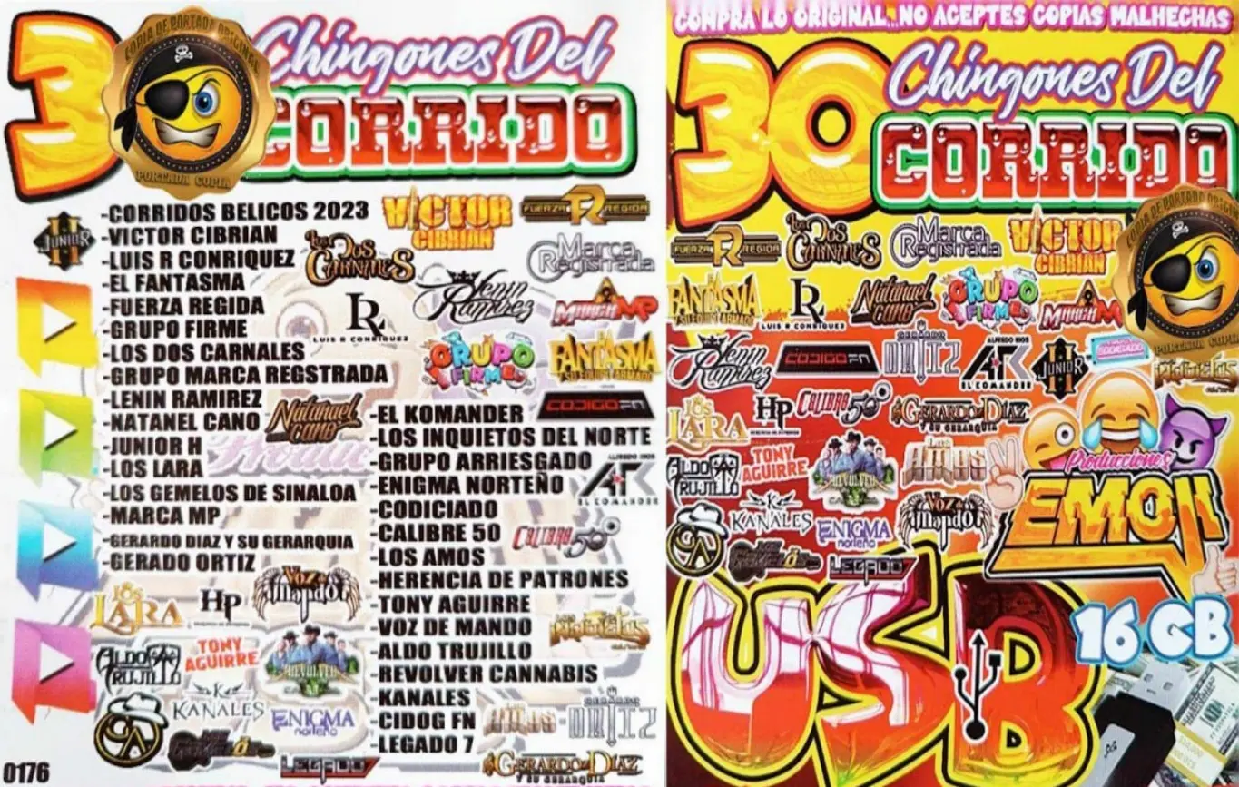 30 CHINGONES DEL CORRIDO